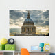 Famous St. Paul's Cathedral church, London, United Kingdom. Wall Mural