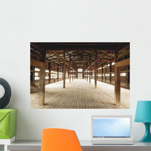 Barn Interior Wall Mural