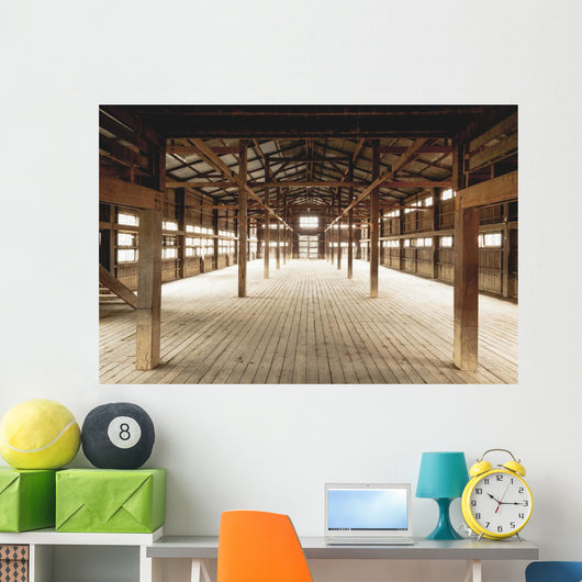 Barn Interior Wall Mural
