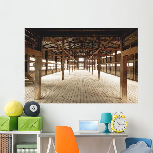 Barn Interior Wall Mural