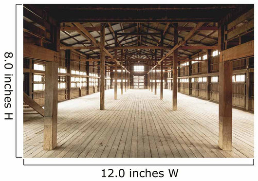 Barn Interior Wall Mural