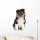 Sheltie puppy on white background Wall Decal