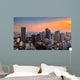 bangkok city panorama Wall Mural