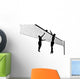 Two Volleyball Players Wall Decal