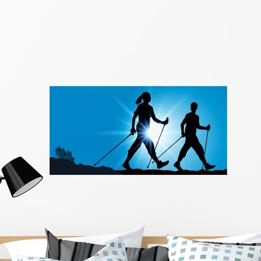 Marche Nordique Wall Mural