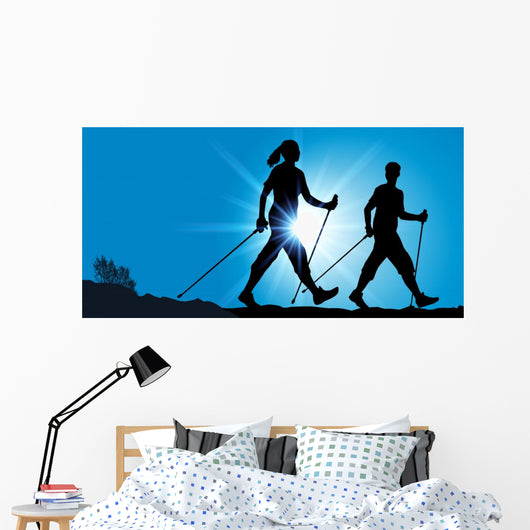 Marche Nordique Wall Mural