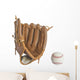 baseball glove and ball isolated on white background Wall Decal