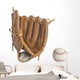 baseball glove and ball isolated on white background Wall Decal