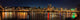 Portland City Skyline Night Scene Panorama Wall Decal