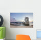 Famous landmark, Tower of Belem, located in Lisbon, Portugal. Wall Mural