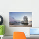 Famous landmark, Tower of Belem, located in Lisbon, Portugal. Wall Mural