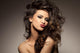 Marvelous Beautiful Brunette Posing In The Studio - Hair Styling Wall Decal