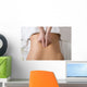 Woman Receiving Back Massage in Spa Center Wall Mural
