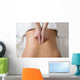 Woman Receiving Back Massage in Spa Center Wall Mural