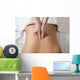 Woman Receiving Back Massage in Spa Center Wall Mural