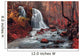 autumn waterfall forest Wall Mural