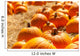 Orange pumpkins in a field of straw Wall Mural