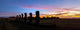 Ahu Akivi At Sunset, Easter Island (Rapa Naui), Chile Wall Decal