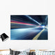 Abstract car in the tunnel trajectory Wall Mural