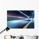 Abstract car in the tunnel trajectory Wall Mural