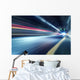Abstract car in the tunnel trajectory Wall Mural