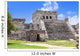 Tulum, archeological site in the Riviera Maya, Mexico. Site of a Wall Mural