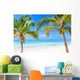 Tropical Beach with Coconut Wall Decal