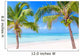 Tropical Beach with Coconut Wall Decal