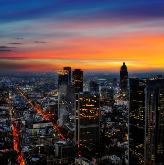 Frankfurt At Night Wall Decal