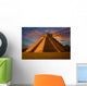El Castillo of Chichen Itza, mayan pyramid in Yucatan, Mexico Wall Mural
