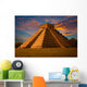 El Castillo of Chichen Itza, mayan pyramid in Yucatan, Mexico Wall Mural