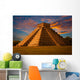 El Castillo of Chichen Itza, mayan pyramid in Yucatan, Mexico Wall Mural