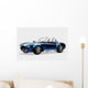 Classic sport blue car AC Shelby Cobra Roadster Wall Decal