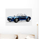 Classic sport blue car AC Shelby Cobra Roadster Wall Decal