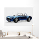 Classic sport blue car AC Shelby Cobra Roadster Wall Decal
