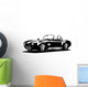 Classic sport silhouette car AC Shelby Cobra Roadster Wall Decal