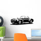Classic sport silhouette car AC Shelby Cobra Roadster Wall Decal