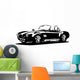 Classic sport silhouette car AC Shelby Cobra Roadster Wall Decal