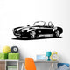 Classic sport silhouette car AC Shelby Cobra Roadster Wall Decal