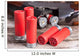 12 gauge shotgun shells with shotgun on wood surface Wall Mural