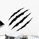 Monster Claw Marks Wall Decal