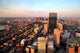 Aerial View Of Boston At Sunset Wall Decal