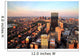 Aerial view of Boston at sunset Wall Mural