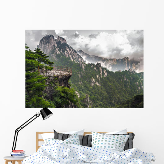 Yellow Mountain Huangshan Terrace Wall Mural