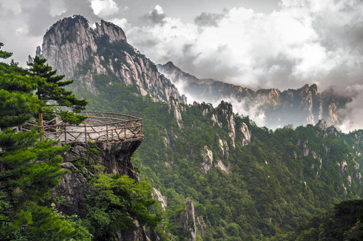 Yellow Mountain Huangshan Terrace Wall Decal
