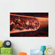 blood cells flowing through a vein Wall Mural