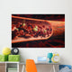 blood cells flowing through a vein Wall Mural