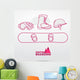 snowboard stuff Wall Decal