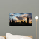 Westminster palace and Big Ben in London at sunset Wall Mural