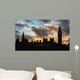 Westminster palace and Big Ben in London at sunset Wall Mural